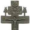 Старинные крестики (энколпионы, тельники и другие кресты) Старообрядческий старинный нательный крест 18 века молитвой